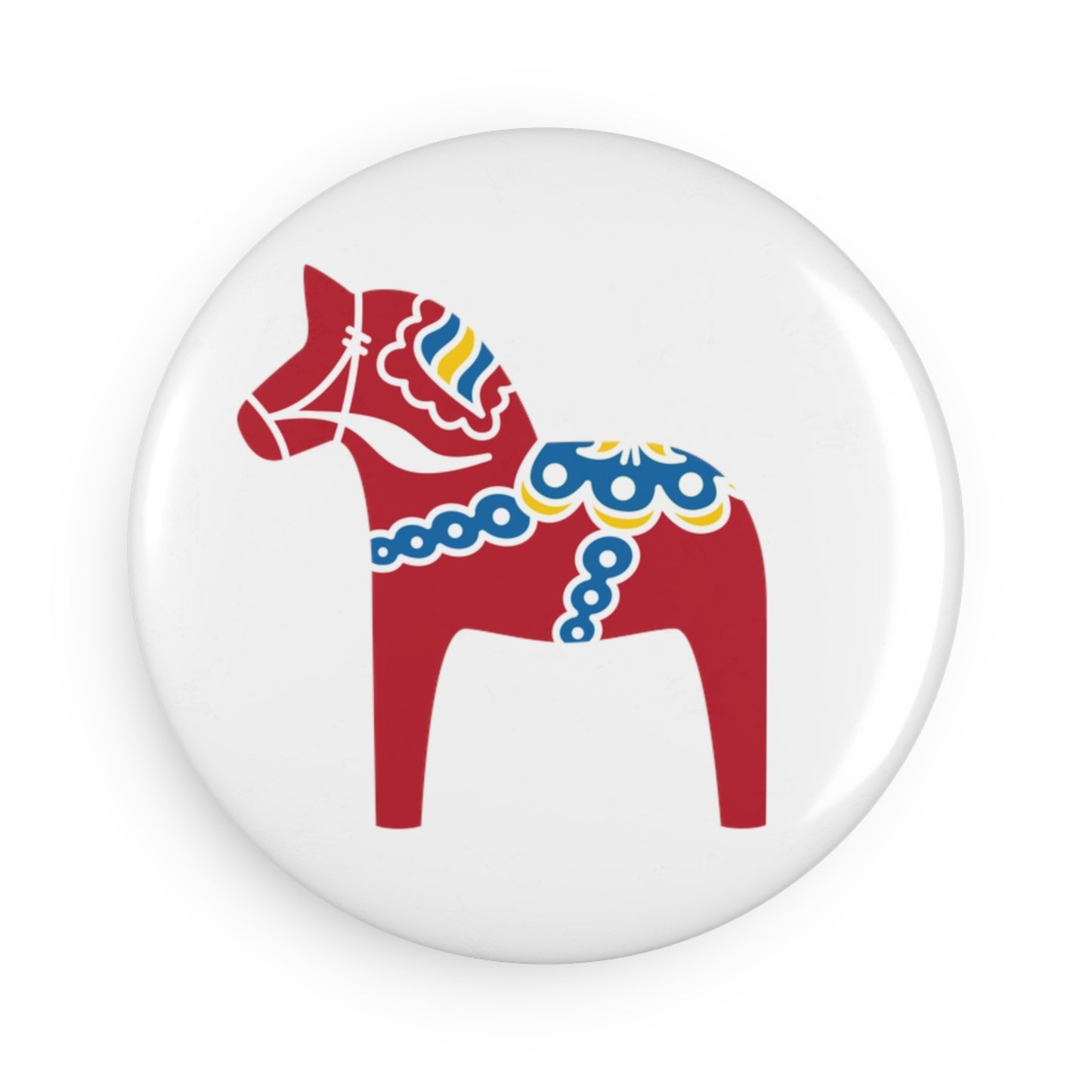 Traditional Swedish Dala Horse Magnet