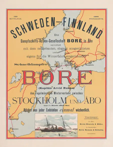 BORE Poster, 70 x 90 cm