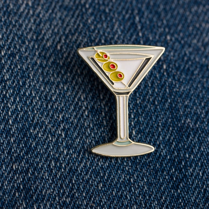 Martini Cocktail Pin