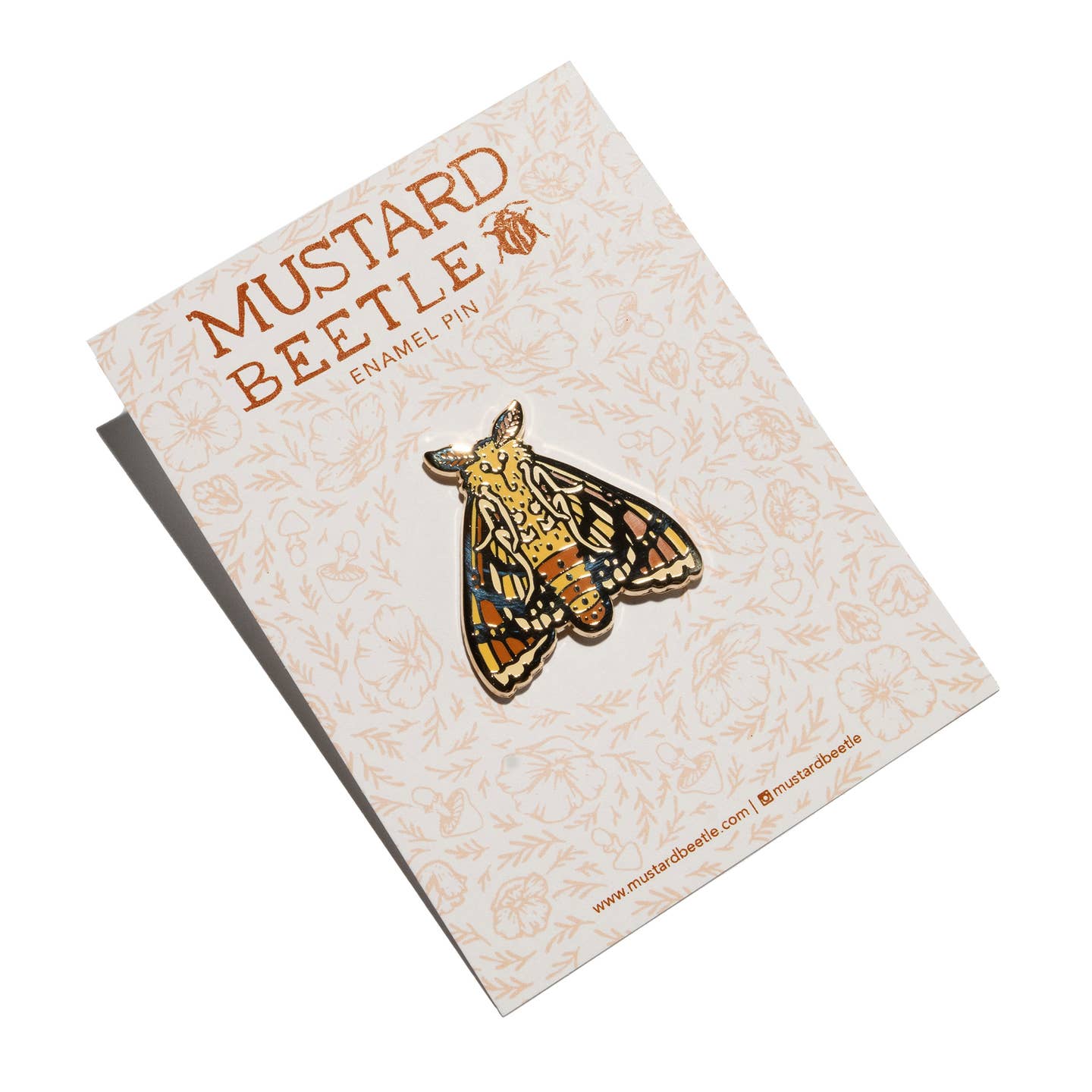 Moth Enamel Pin