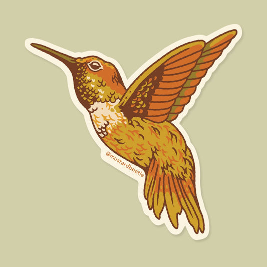 Hummingbird Vinyl Sticker