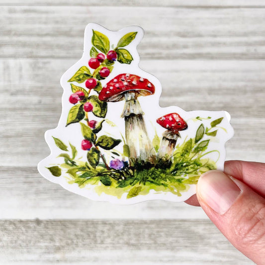 Mushroom Vinyl Sticker