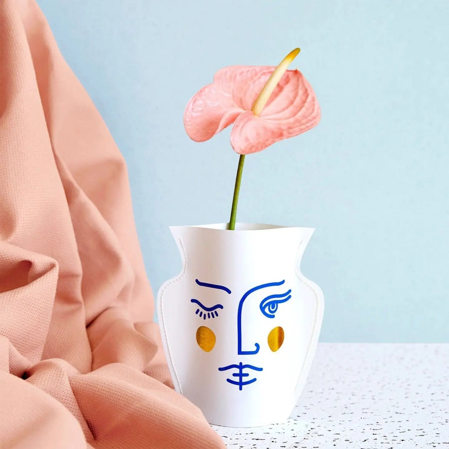 Octaevo Janus Mini Paper Vase (Double-Sided)