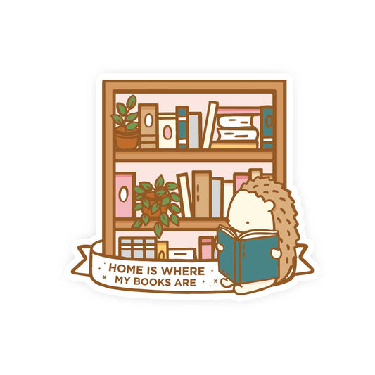 Bookshelf Vinyl Sticker