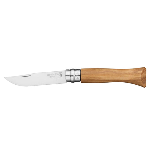 Opinel No.08 Olive Wood Folding Knife