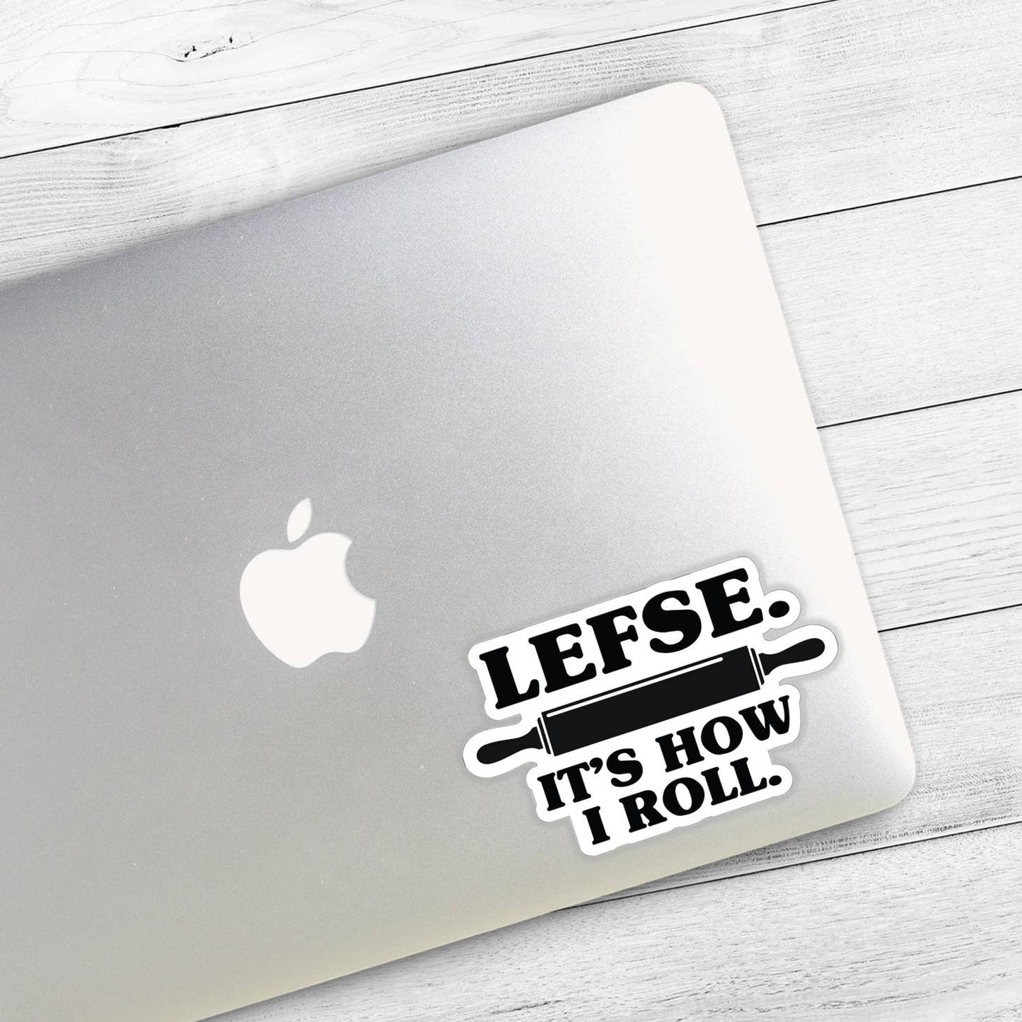 Lefse It's How I Roll Sticker