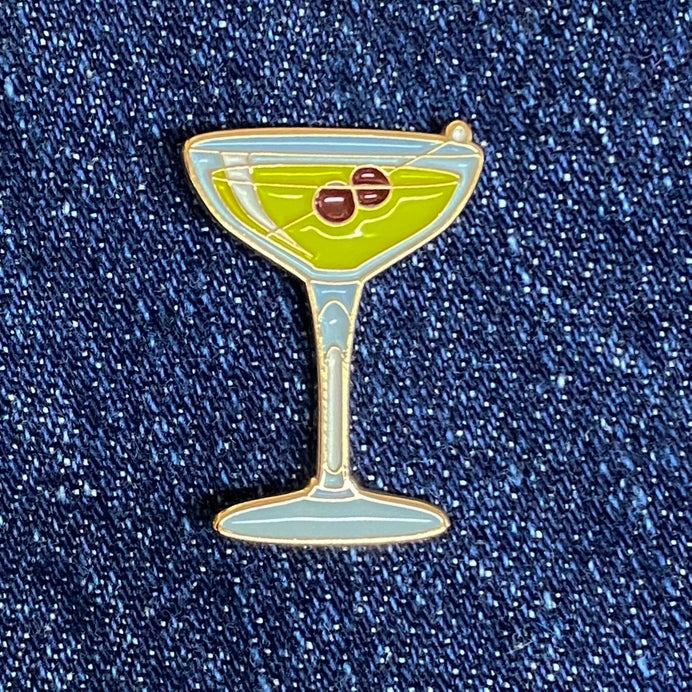 Last Word Cocktail Pin