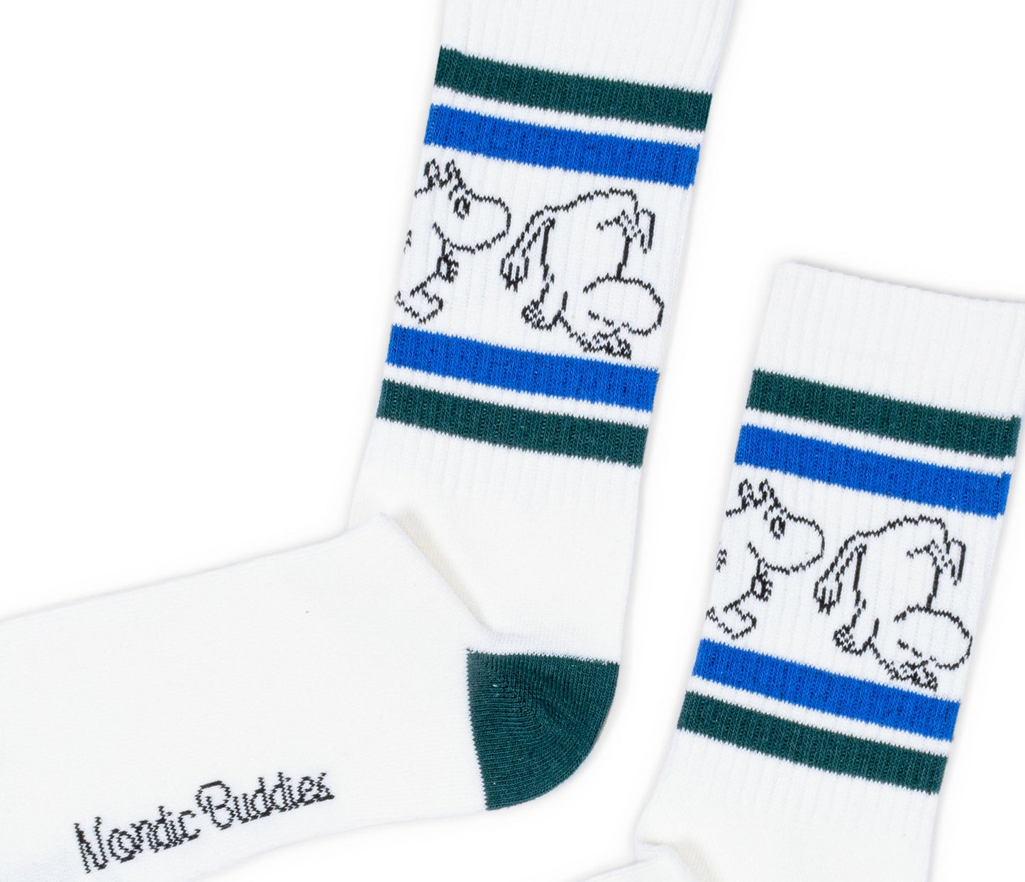 Moomintroll Retro Socks - Blue