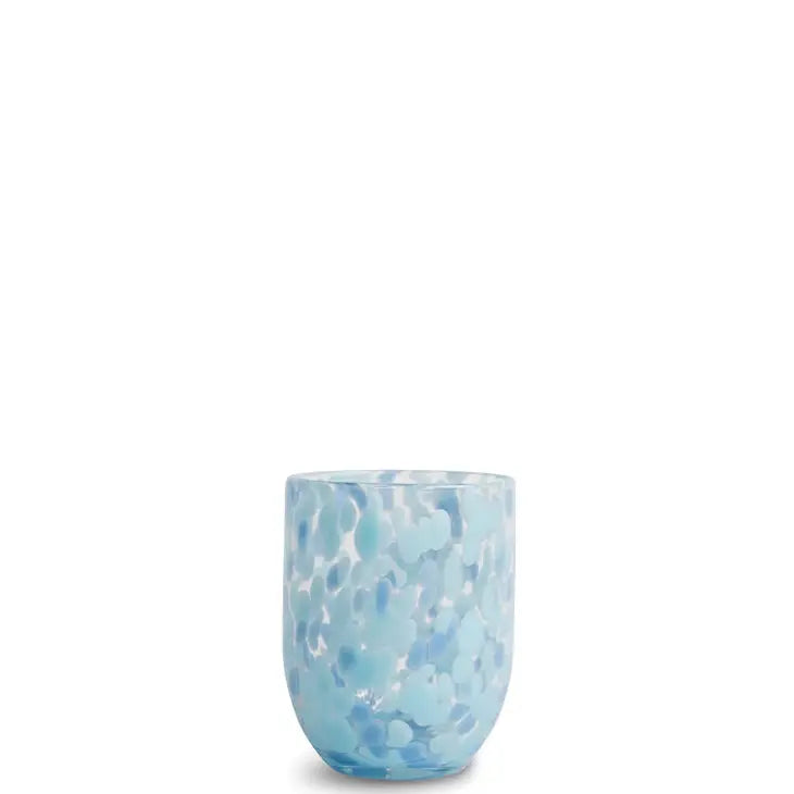 Confetti Glass Tumblers - Blue