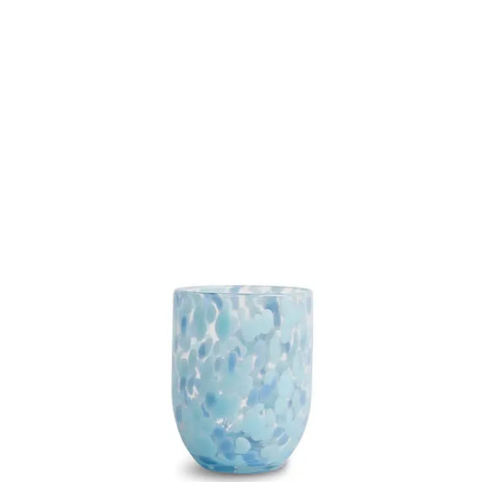 Confetti Glass Tumblers - Blue