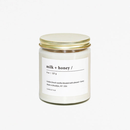 8oz Soy Candle - Milk & Honey