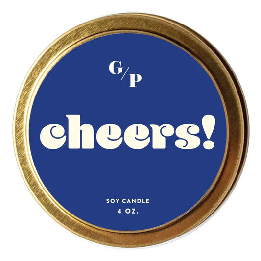 Just Because 4oz Candle Tin - Cheers!