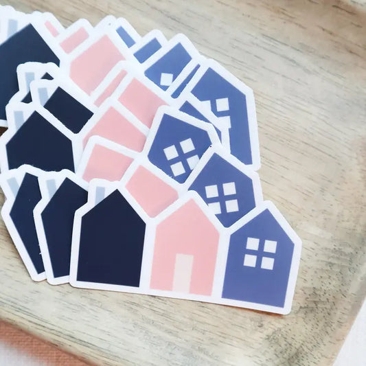 Cozy Village Vinyl Sticker