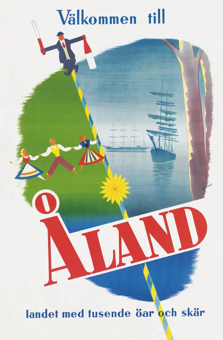 Postcard - Åland by Walter Bjorne