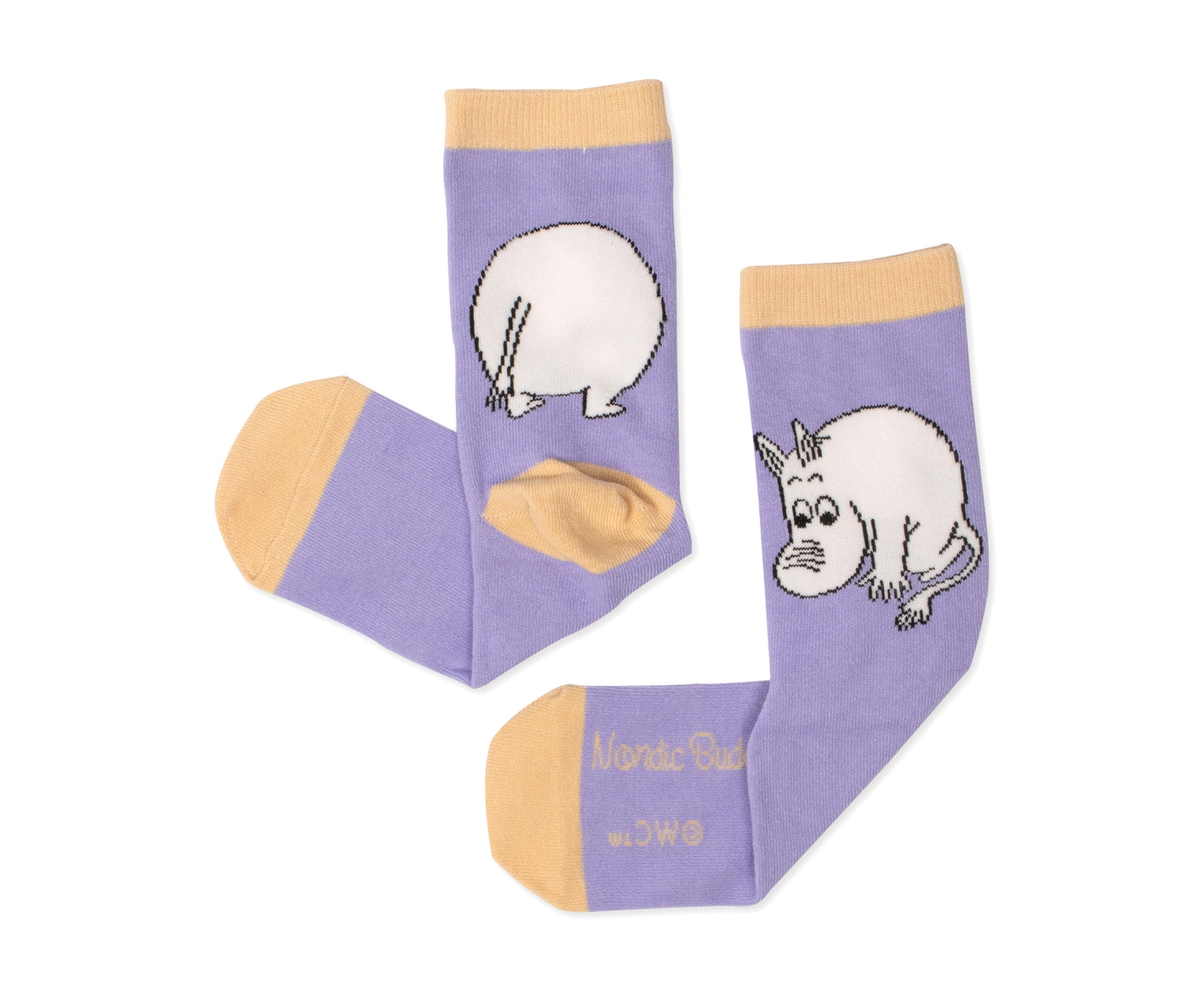 Moomintroll's Butt Socks - Lilac