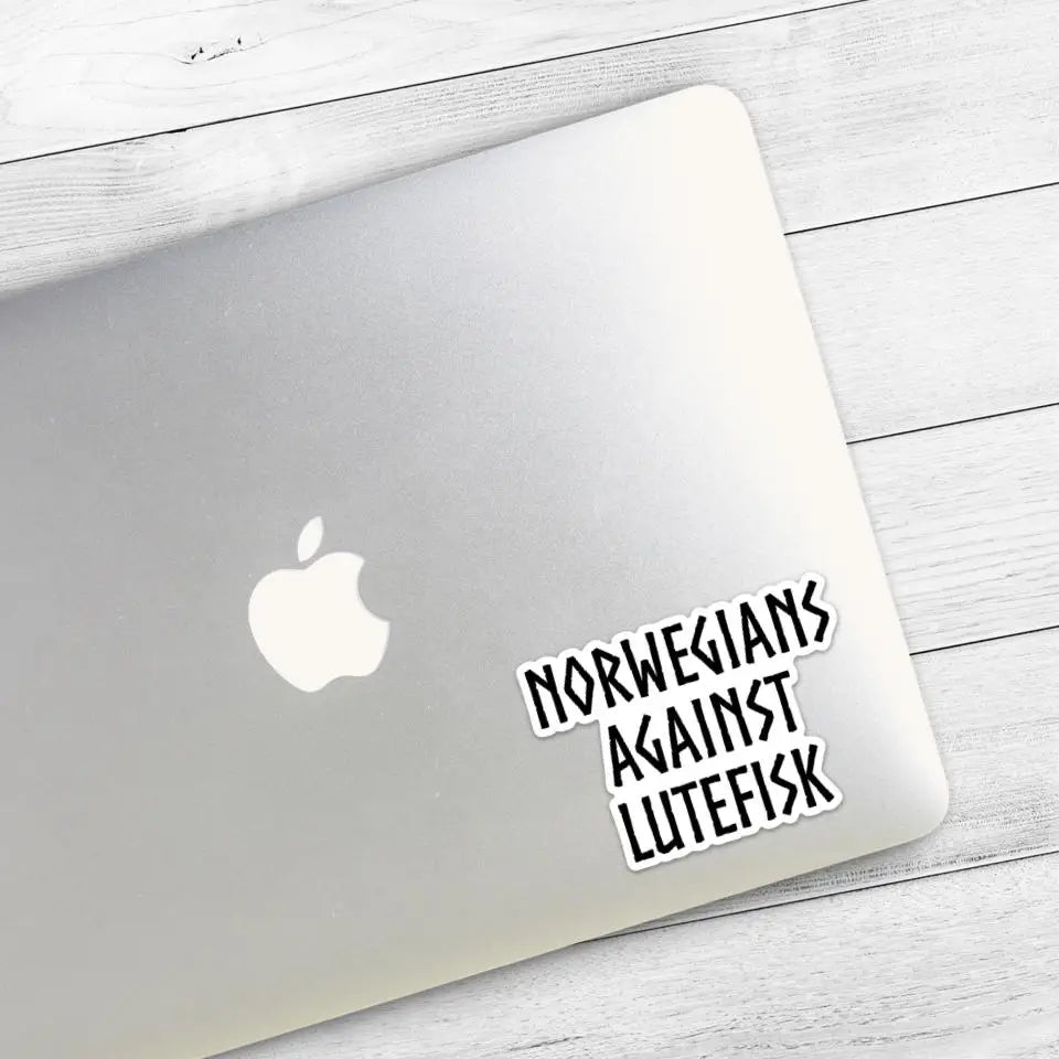 Norwegians Against Lutefisk Sticker