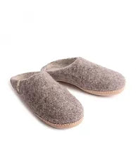 Slippers - Natural Grey