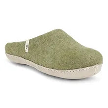 Slippers - Moss Green