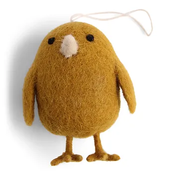 Felt Chubby Chicken, Ochre