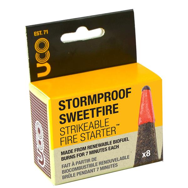 Stormproof Sweetfire Strikeable Fire Starter - 8-Pack