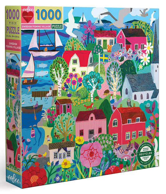 Swedish Fishing Village 1,000-Piece Puzzle