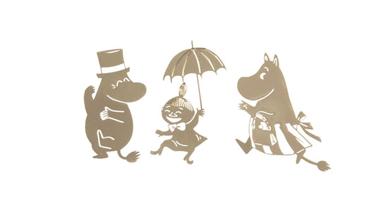 Moomin Magnets - Moominpappa, Moominmamma, and Little My