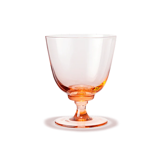 Holmegaard Flow Tumbler on Foot - Champagne
