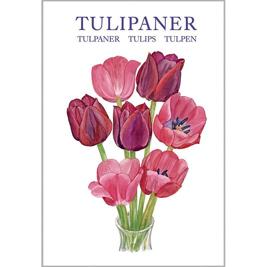 8 Cards with Envelopes - Tulips