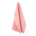 Tea Towel Small Check - Red