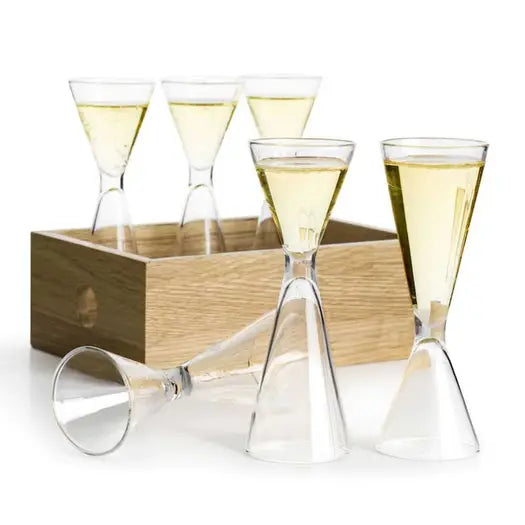 Shot Glass Set with Storage Box