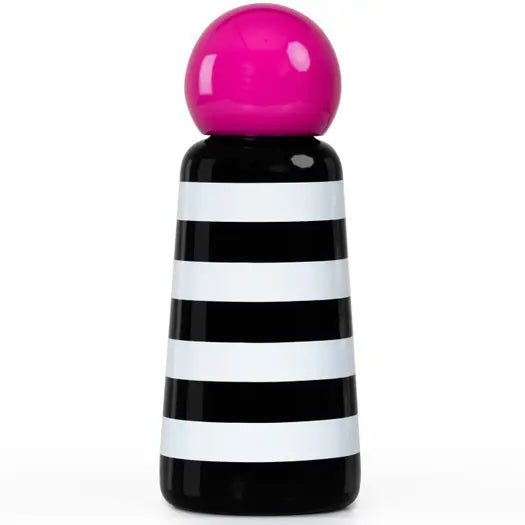 Skittle Mini Water Bottle - Stripes & Pink