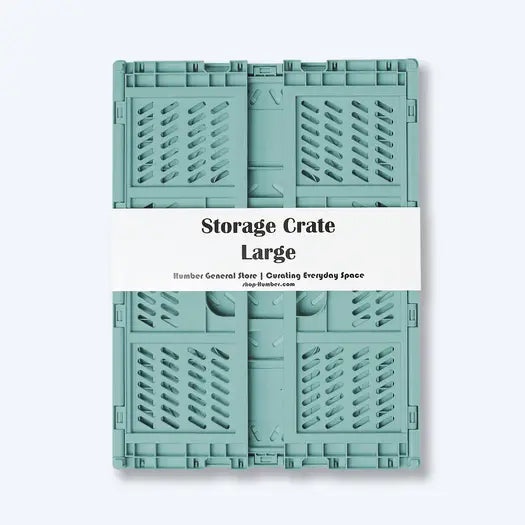 Humber Large Storage Crate - Matcha