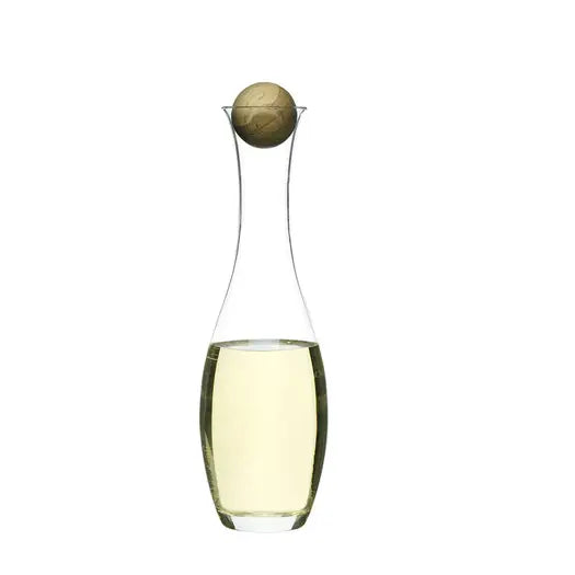 Wine/Water Carafe with Oak Stopper