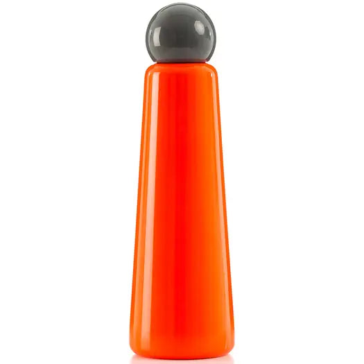 Skittle Jumbo Water Bottle - Coral & Dark Grey