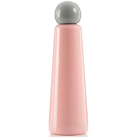 Skittle Jumbo Water Bottle - Pink & Light Grey