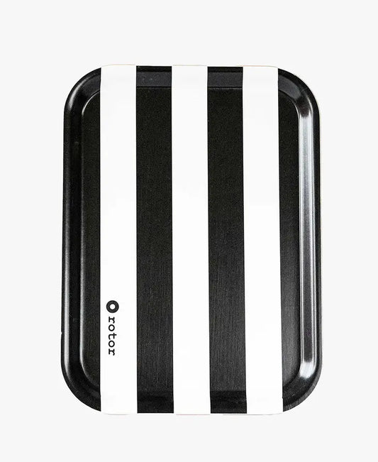 Serving Tray - Stripes (White & Black)