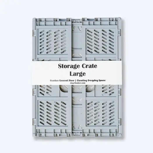 Humber Large Storage Crate - Grey