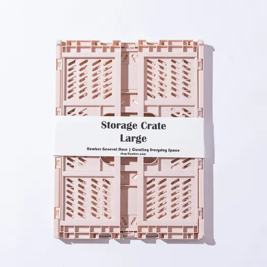 Humber Large Storage Crate - Pale Apricot